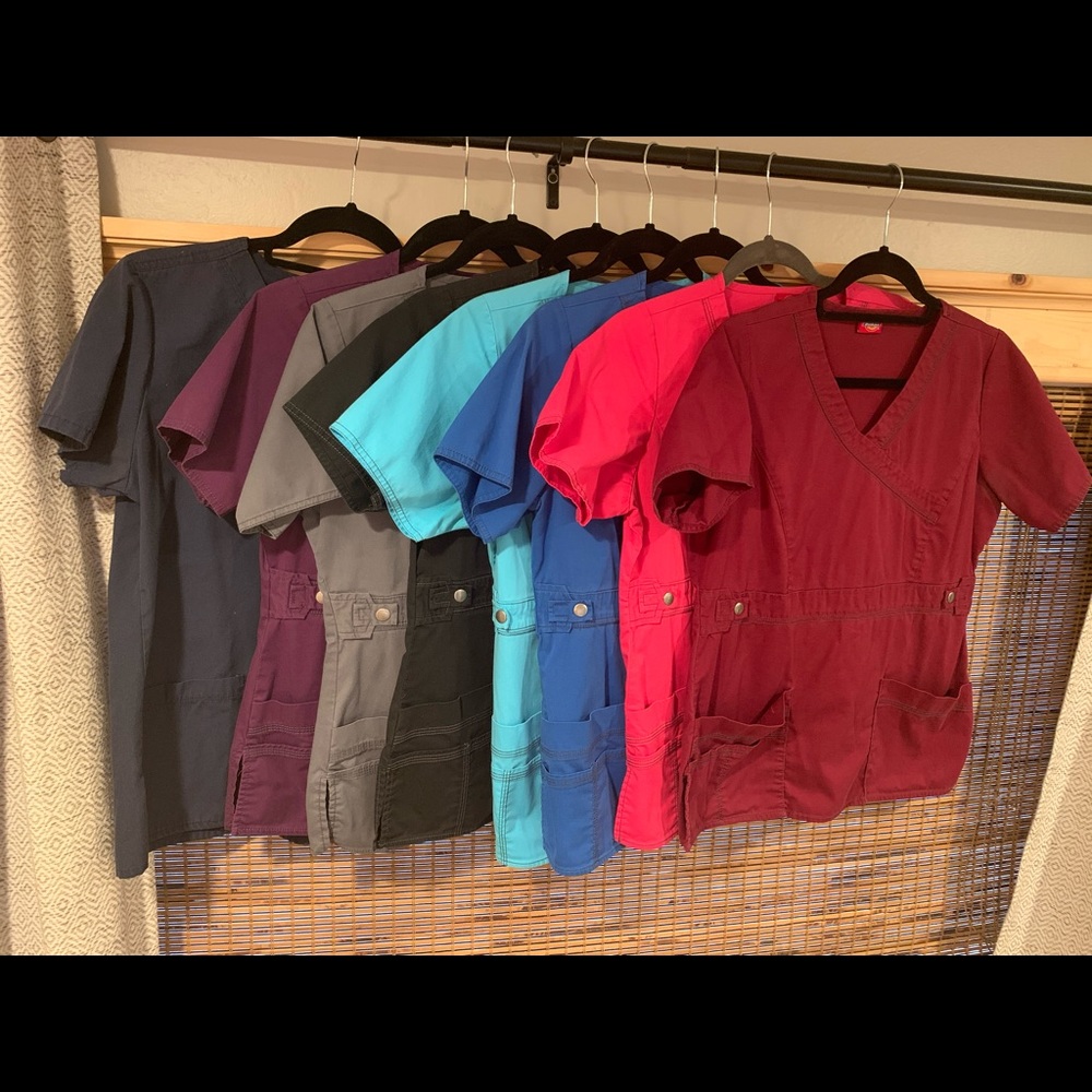 SOLD 8 Dickies scrub top bundle